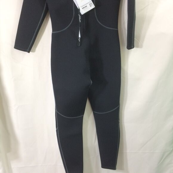 Hevto Men’s Full Wetsuit Medium Black 90% Neoprene 10% Nylon New With Tags - Picture 6 of 8
